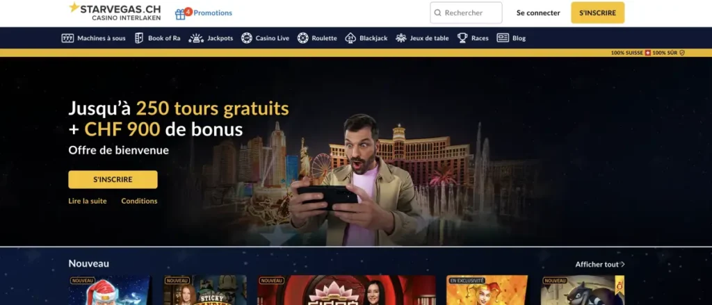 starvegas page accueil
